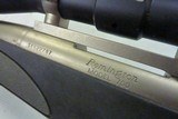 Remington 700 Stainless 300WSMBlack Synthetic stock with grey inserts - 6 of 14