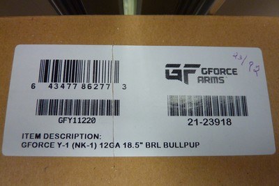 G-Force Bullpup 12 ga 20