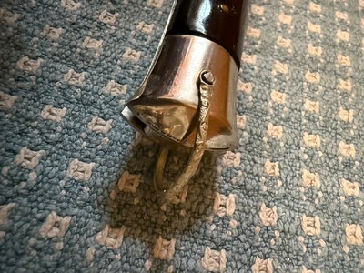 ORIGINAL c.1960'S RIZZUTO ESTILETO MILANO FULL 11" (SCARCE), BAYONET BLADE SWITCHBLADE KNIFE. - Image 6 of 12