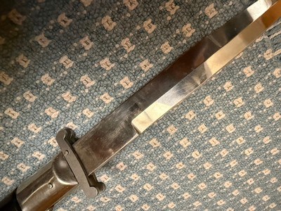ORIGINAL c.1960'S RIZZUTO ESTILETO MILANO FULL 11" (SCARCE), BAYONET BLADE SWITCHBLADE KNIFE. - Image 9 of 12