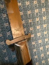 ORIGINAL c.1960'S RIZZUTO ESTILETO MILANO FULL 11" (SCARCE), BAYONET BLADE SWITCHBLADE KNIFE. - Image 4 of 12