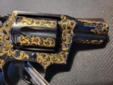 Colt Detective Special Blued Leonard Francolini Master Engraved Gold Inlay MINT - 8 of 14