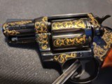 Colt Detective Special Blued Leonard Francolini Master Engraved Gold Inlay MINT - 4 of 14