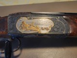 Angelo Bee Signed Master
Gold Inlaid Engraved Remington Model 32, 2 barrel set - 5 of 15