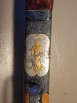 Angelo Bee Signed Master
Gold Inlaid Engraved Remington Model 32, 2 barrel set - 11 of 15