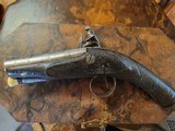 circa.1750's cased flintlock pocket pistol - marked Riviere, London - 3 of 7
