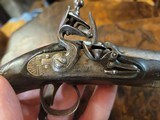 circa.1750's cased flintlock pocket pistol - marked Riviere, London - 4 of 7