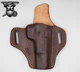 Custom Made Horsehide Holster for Browning Hi-Power - 3 of 5