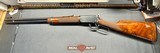 Winchester 9422M XTR in 22 magnum.
Bluing is in excellent condition, stock and forearm have minor handling marks as shown in the pictures. - 1 of 9