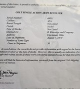 Colt Single Action Army, 1879 Shipped, 45 Caliber7.5" NY Engraved - 5 of 7