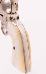 COLT SINGLE ACTION ARMY, NICKEL,.45 CALIBER, 4 3/4" BARREL, 1916 NEW ORLEANS SHIPPED - 8 of 14