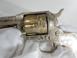 Colt Single Action, First Generation, Weldon Bledsoe Engraved, 38 WCF, 4 3/4