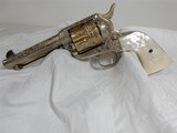 Colt Single Action, First Generation, Weldon Bledsoe Engraved, 38 WCF, 4 3/4