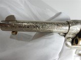 Colt Single Action, First Generation, Weldon Bledsoe Engraved, 38 WCF, 4 3/4