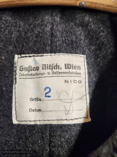 Rare WWII German leather flight suite