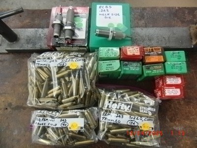 Hornady, RCBS .243 cal