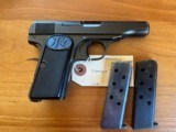 FN Fabrique Nationale(Browning) 1910 with holster and 2 magazines - 1 of 8