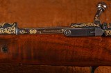 Browning Mauser 98 type bolt action rifle in 300 WM 60th anniversary of the battle of Bastogne commemorative - 8 of 15