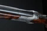 Browning superposed shotgun Model B25 in 20 Gauge engraved by master engraver Angelo Bee - 12 of 15