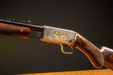 Browning pump action rifle 