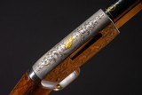 Browning pump-action rifle (Trombone) in 22 Long engraved by Master Engraver, Angelo Bee - 12 of 15