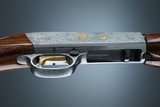 Browning semi-automatic rifle (Takedown) in 22 LR engraved by Master Engraver, Angelo Bee - 11 of 15