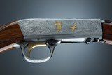 Browning semi-automatic rifle (Takedown) in 22 LR engraved by Master Engraver, Angelo Bee - 3 of 15