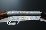 Browning semi-automatic rifle (Takedown) in 22 LR engraved by Master Engraver, Angelo Bee - 10 of 15