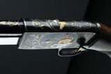 Browning pump action rifle (Trombone) in 22 Long engraved by Master Engraver, Angelo Bee - 7 of 15