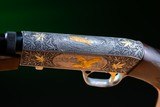 Browning automatic rifle (Takedown) marijuana themed in 22LR engraved by Master Engraver, Angelo Bee - 15 of 15