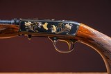 Browning semi-automatic rifle (Takedown) in 22 Long Rifle engraved by Master Engraver, Angelo Bee - 5 of 15