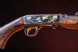 Browning semi-automatic rifle (Takedown) in 22 Long Rifle engraved by Master Engraver, Angelo Bee - 12 of 15