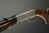 semi-automatic rifle (Takedown) in 22 LR engraved by Master Engraver, Angelo Bee - 2 of 15