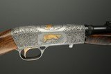 semi-automatic rifle (Takedown) in 22 LR engraved by Master Engraver, Angelo Bee - 10 of 15