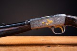 Browning semi-automatic rifle (Takedown) in 22 Long Rifle engraved by Master Engraver, Angelo Bee - 11 of 15