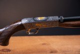 Browning semi-automatic rifle (Takedown) in 22 Long Rifle engraved by Master Engraver, Angelo Bee - 6 of 15