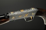 Browning semi-automatic (Takedown) rifle in 22 Long Rifle engraved by Master Engraver, Angelo Bee - 10 of 15
