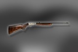 Browning semi-automatic (Takedown) rifle in 22 Long Rifle engraved by Master Engraver, Angelo Bee - 14 of 15