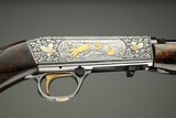 Browning semi-automatic (Takedown) rifle in 22 Long Rifle engraved by Master Engraver, Angelo Bee - 4 of 15