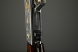 Browning semi-automatic (Takedown) rifle in 22 Long Rifle engraved by Master Engraver, Angelo Bee - 13 of 15