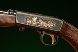 Browning Semiautomatic Rifle (Takedown) in 22LR engraved by Master Engraver, Angelo Bee - Image 2 of 15