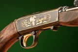 Browning Semiautomatic Rifle (Takedown) in 22LR engraved by Master Engraver, Angelo Bee - Image 7 of 15