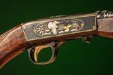 Browning Semiautomatic Rifle (Takedown) in 22LR engraved by Master Engraver, Angelo Bee - Image 1 of 15