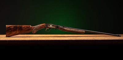 Browning Semiautomatic Rifle (Takedown) in 22LR engraved by Master Engraver, Angelo Bee - Image 14 of 15