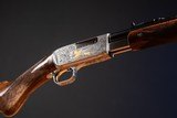 Browning pump action rifle (Trombone) in 22 Long engraved by Master Engraver, Angelo Bee - Image 6 of 15
