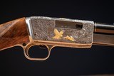 Browning pump action rifle (Trombone) in 22 Long engraved by Master Engraver, Angelo Bee - Image 2 of 15