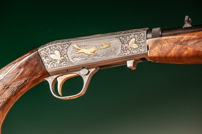 Browning Semi-Automatic Rifle (Takedown) engraved by Master Engraver, Angelo Bee - Image 5 of 15