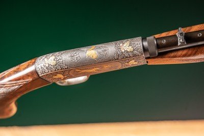 Browning Semi-Automatic Rifle (Takedown) engraved by Master Engraver, Angelo Bee - Image 3 of 15