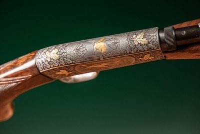 Browning Semi-Automatic Rifle (Takedown) engraved by Master Engraver, Angelo Bee - Image 13 of 15