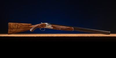 Browning B25 Superposed 20 Gauge shotgun engraved by Master Engraver Angelo Bee - Image 15 of 15